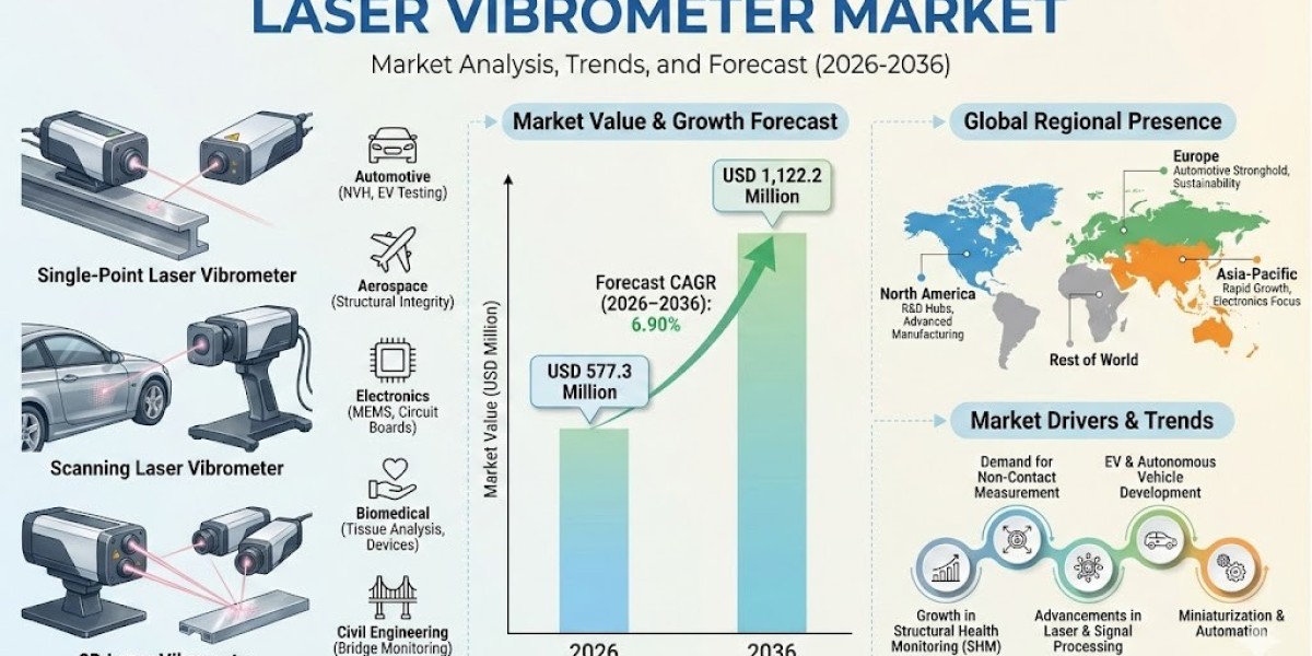 Laser Vibrometer Market Growth to USD 1,122.2 million by 2036