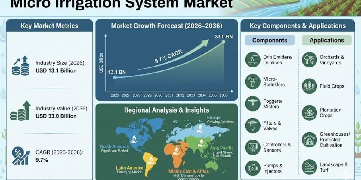 Micro Irrigation System Market Support USD 33.0 billion by 2035