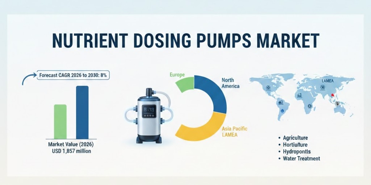 Nutrient Dosing Pumps Market Toward USD 1,857 million by 2035