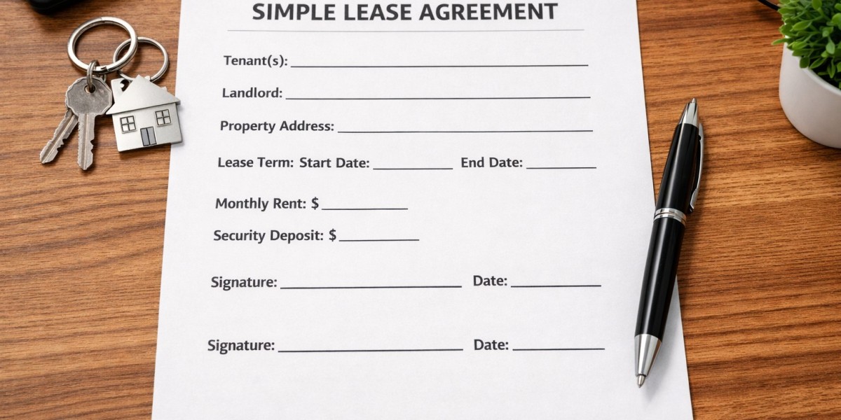 Simple Lease Agreement Form for Easy Renting