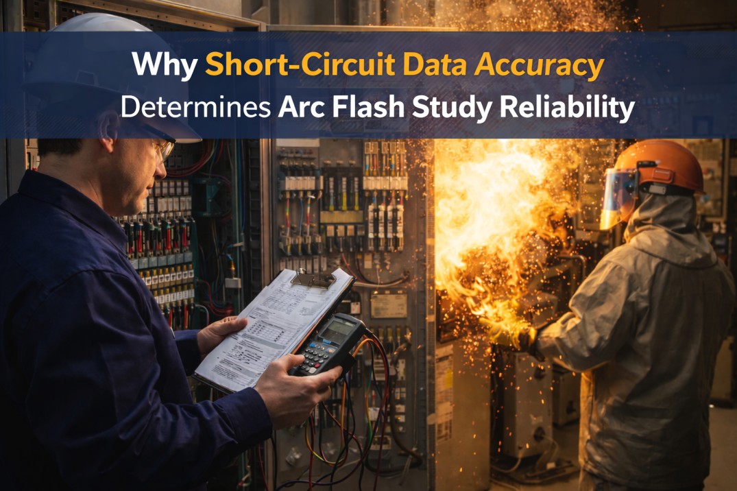 Why Short-Circuit Data Accuracy Determines Arc Flash Study Reliability
