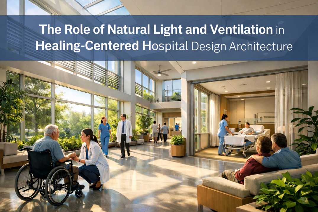 The Role of Natural Light and Ventilation in Healing-Centered Hospital Design Architecture