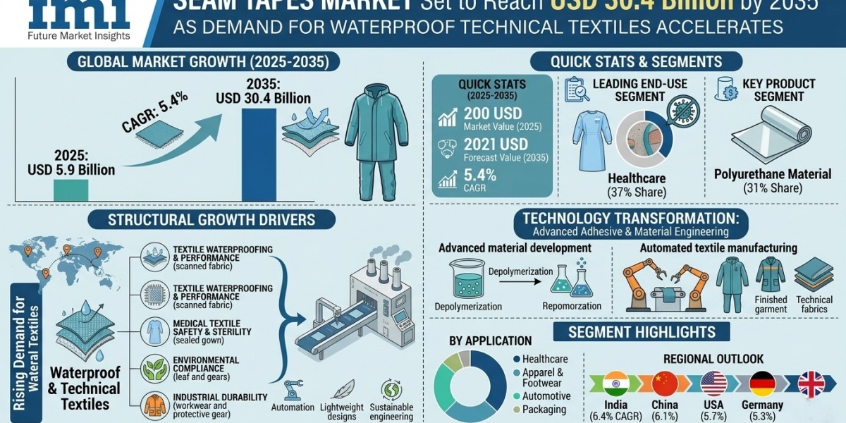 Seam Tapes Market Driven by Waterproof Textile Demand