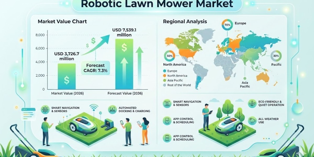 Robotic Lawn Mower Market to Cross USD 7,539.1 million by 2036