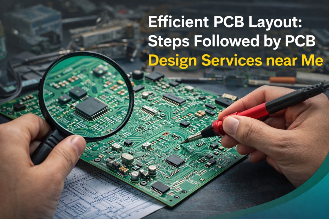 Efficient PCB Layout: Steps Followed by PCB Design Services near Me