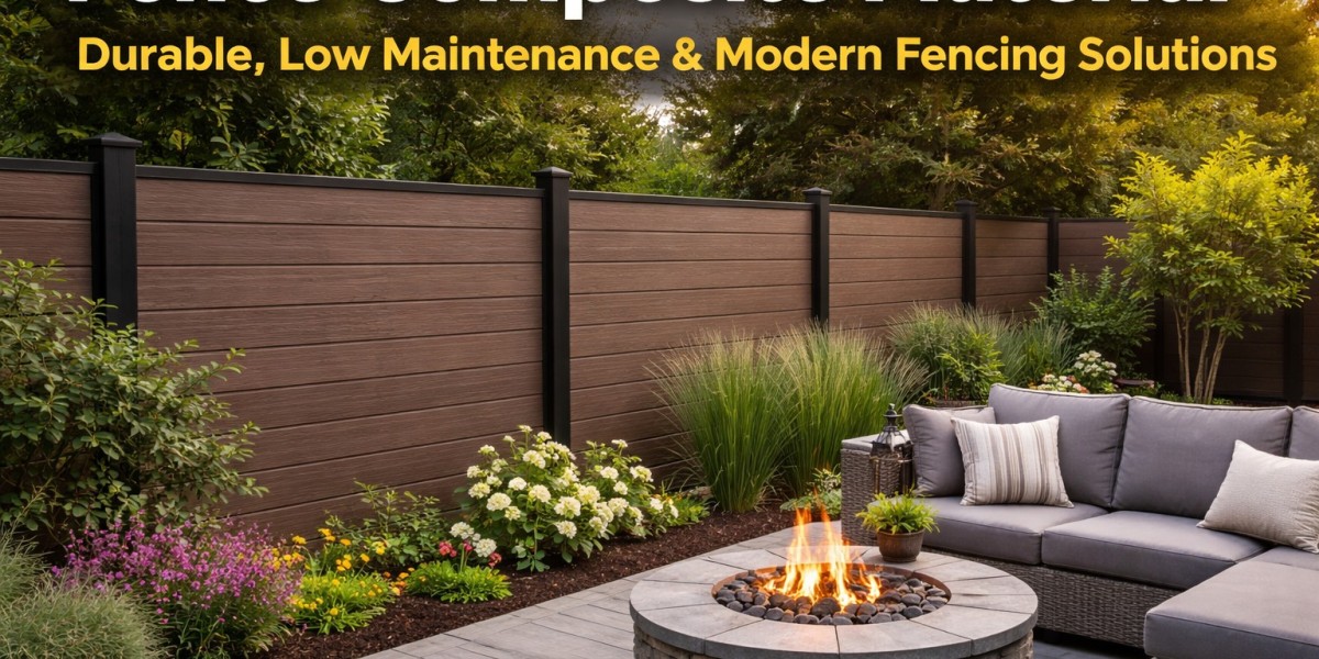 Fence Composite Material – Durable, Low Maintenance & Modern Fencing