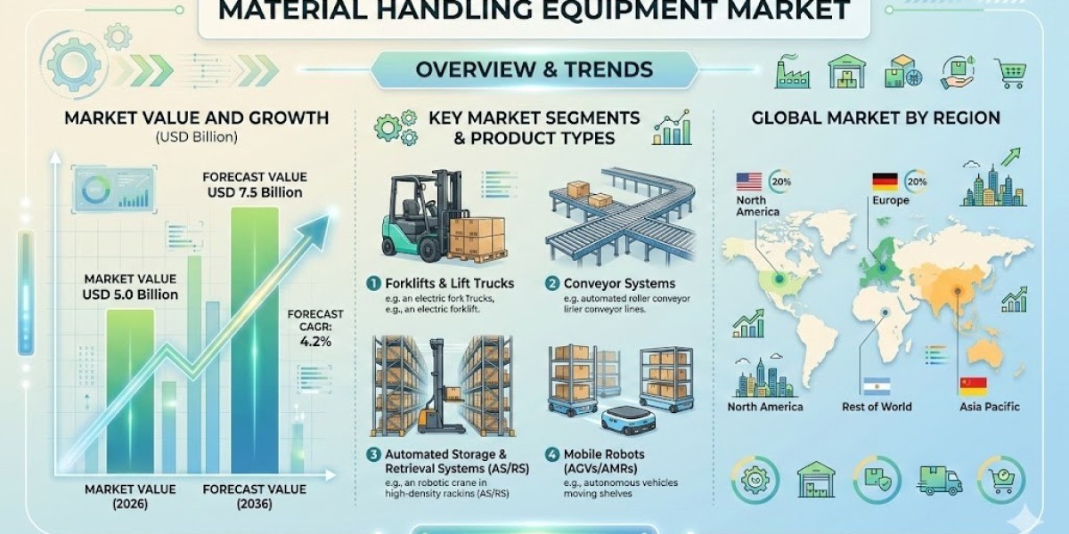 Material Handling Equipment Market Support USD 7.5 billion by 2036