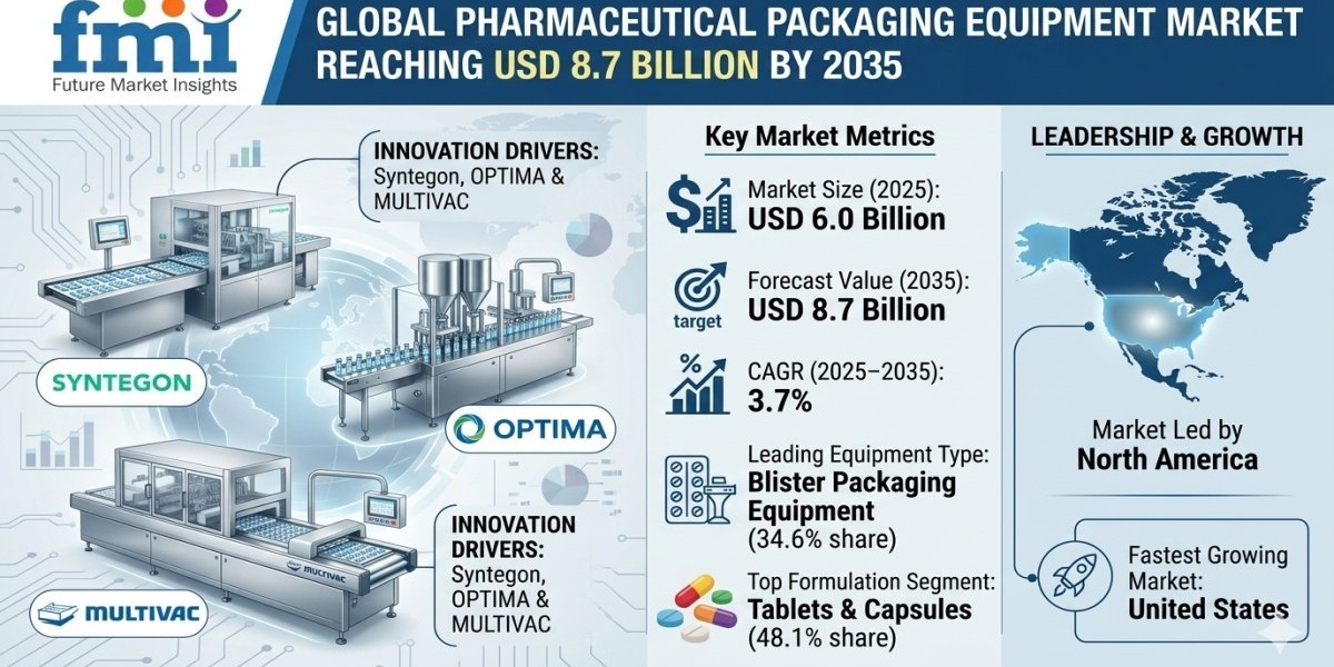 Global Pharmaceutical Packaging Equipment Market Set to Reach USD 8.7 Billion by 2035: North America Leads Growth as Syn