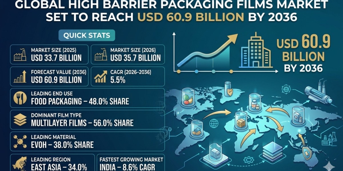 Global High Barrier Packaging Films Market Set to Reach USD 60.9 Billion by 2036