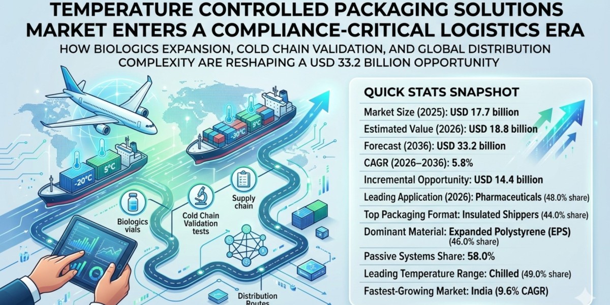 Temperature Controlled Packaging Solutions Market Enters a Compliance-Critical Logistics Era