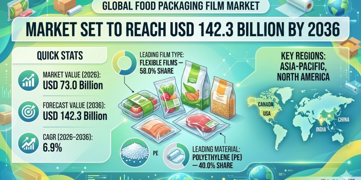 Global Food Packaging Film Market Set to Reach USD 142.3 Billion by 2036