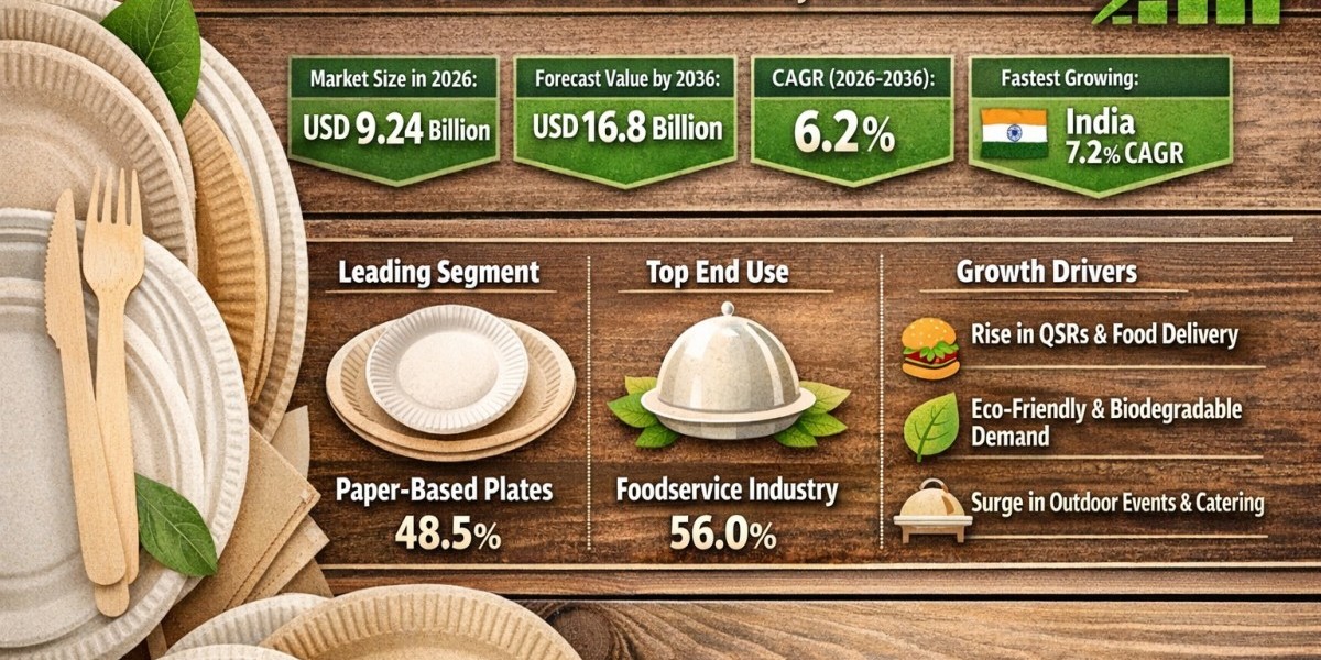 Global Disposable Plates Market Outlook 2026–2036: Growth, Sustainability, and Innovation