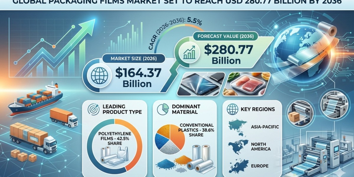 Global Packaging Films Market Set to Reach USD 280.77 Billion by 2036