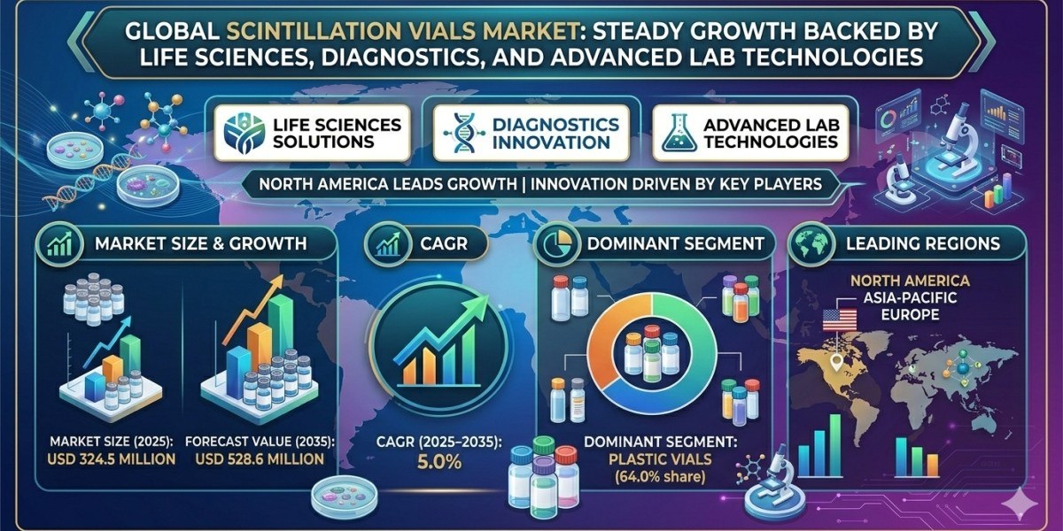 Global Scintillation Vials Market: Steady Growth Backed by Life Sciences, Diagnostics, and Advanced Lab Technologies