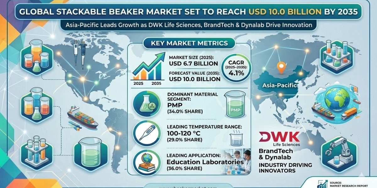 Global Stackable Beaker Market Set to Reach USD 10.0 Billion by 2035: Asia-Pacific Leads Growth as DWK Life Sciences, Br
