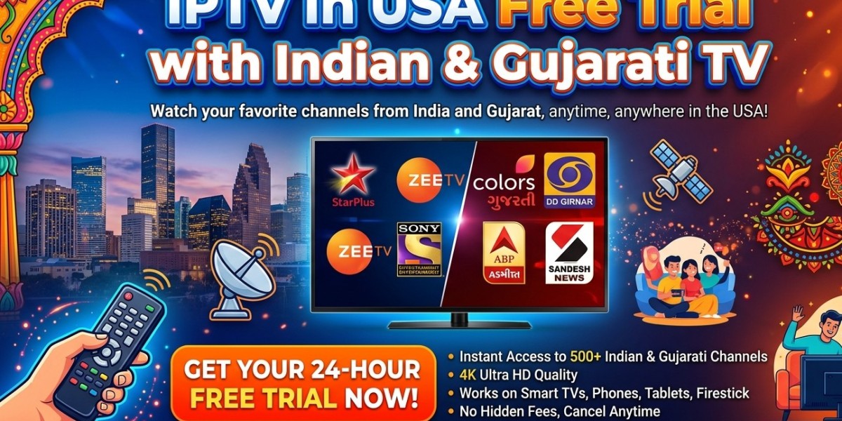IPTV in USA Free Trial with Indian & Gujarati TV