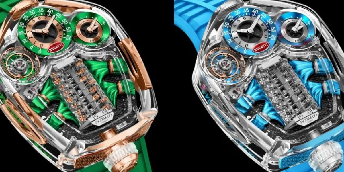 Jacob & Co. Bugatti Tourbillon Sapphire Crystal Watch