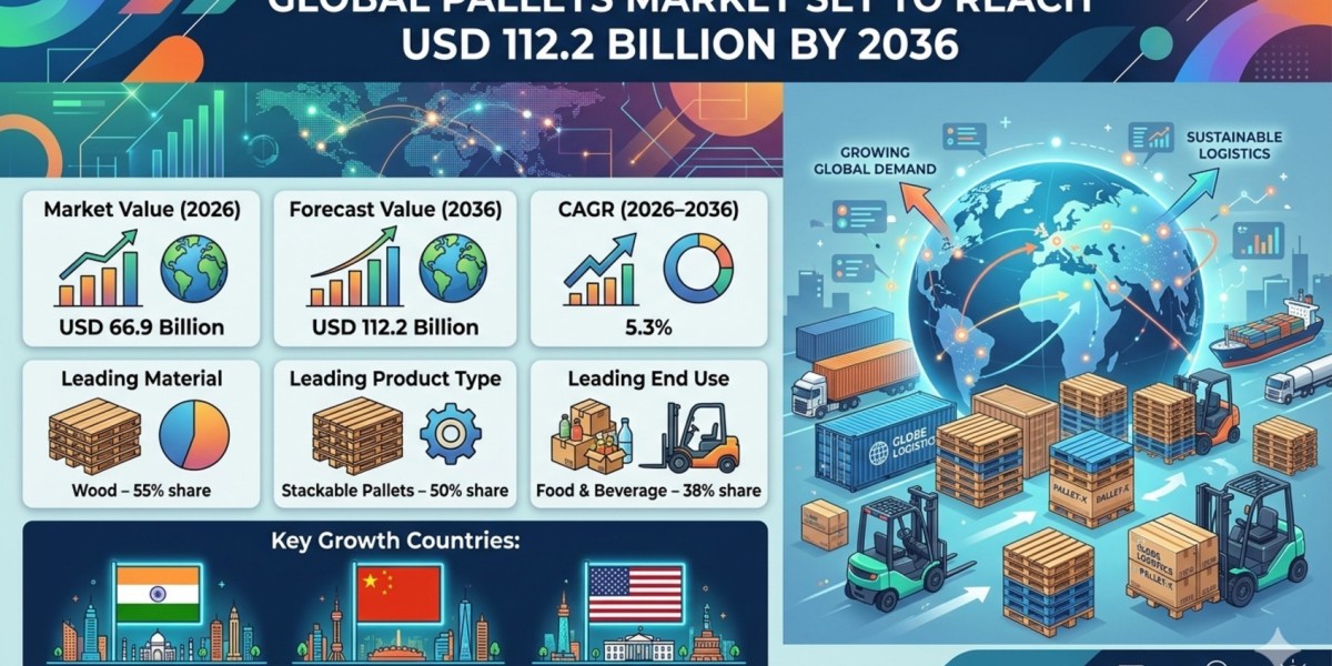Global Pallets Market Set to Reach USD 112.2 Billion by 2036