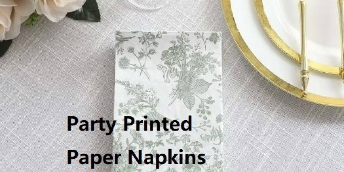 Party Printed Paper Napkins Papernapkinfactory Supporting Coordinated and Polished Table Presentations