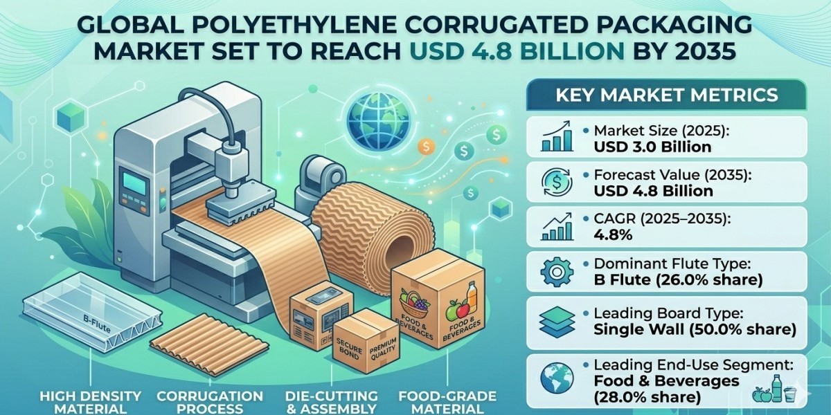Global Polyethylene Corrugated Packaging Market Set to Reach USD 4.8 Billion by 2035