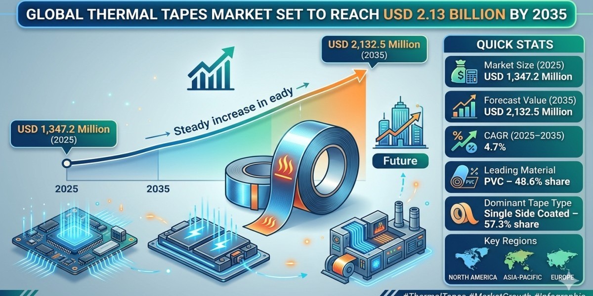 Global Thermal Tapes Market Set to Reach USD 2.13 Billion by 2035