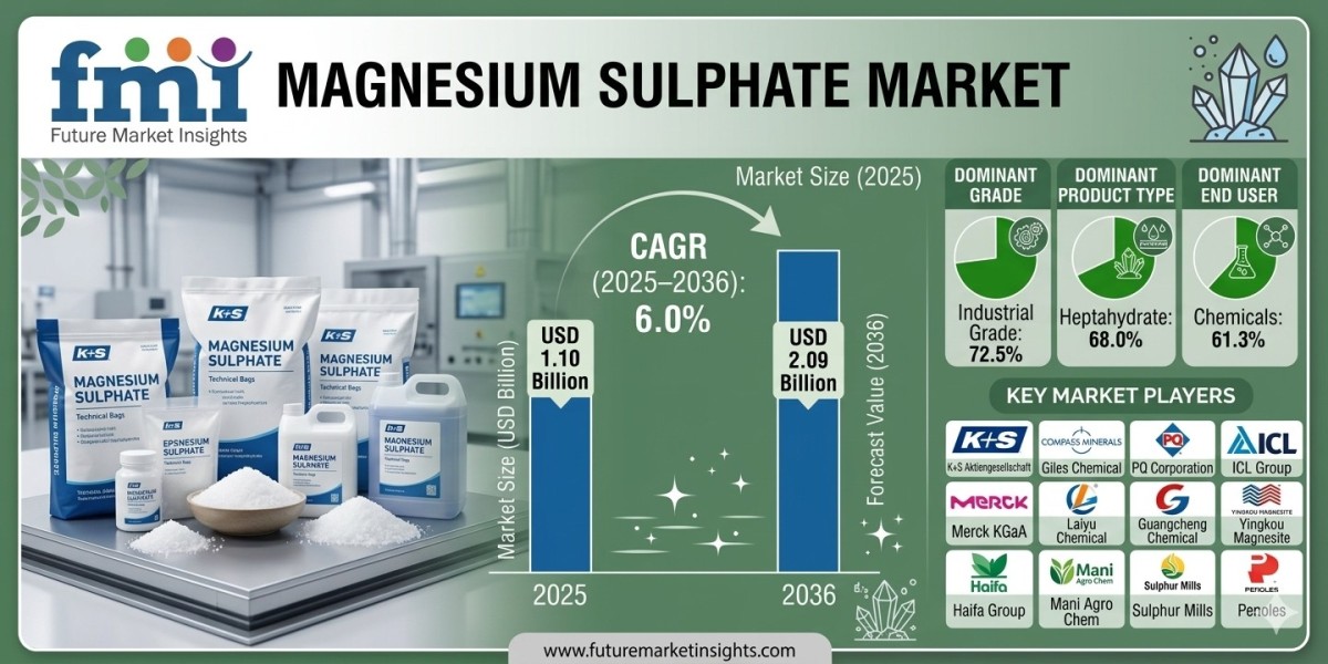 Magnesium Sulphate Market Forecast 2026–2036: Agricultural Demand and Industrial Applications Accelerate Global Market E