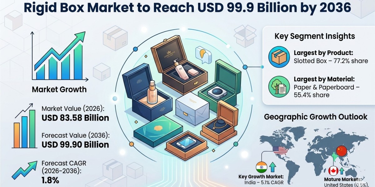 Rigid Box Market to Reach USD 99.9 Billion by 2036