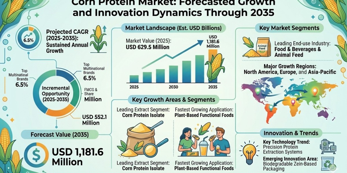 Corn Protein Market to Reach USD 1.18 Billion by 2035
