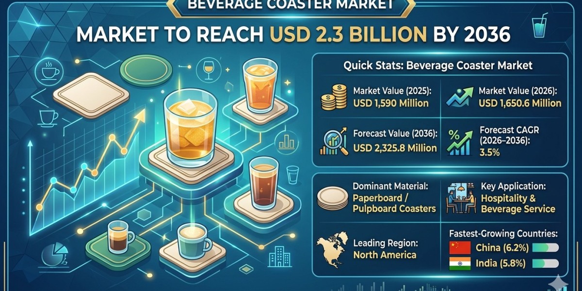Beverage Coaster Market to Reach USD 2.3 Billion by 2036