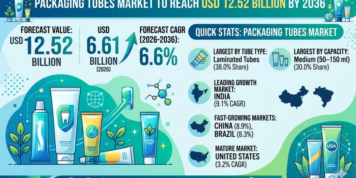 Packaging Tubes Market to Reach USD 12.52 Billion by 2036