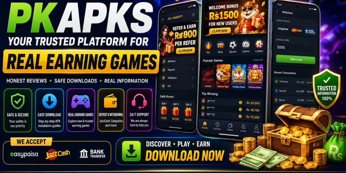 PKAPKS – Your Trusted Source for Real Earning Games in Pakistan