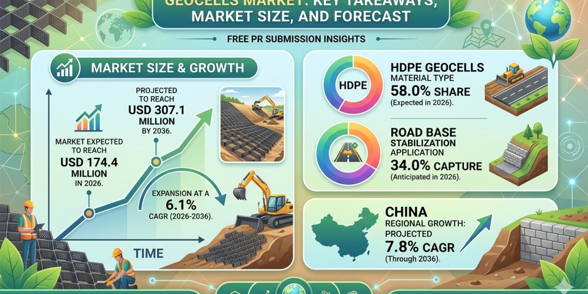 Geocells Market Forecast 2026–2036: Infrastructure Reinforcement Demand Accelerates Global Market Expansion