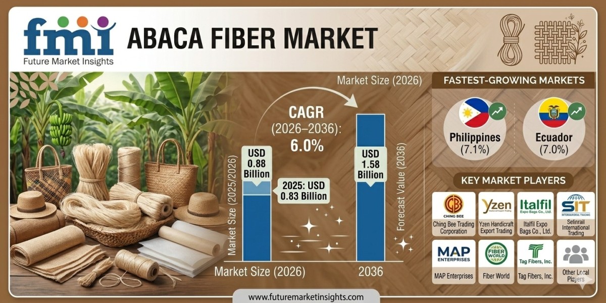Abaca Fiber Market Forecast 2026–2036: Sustainable Material Demand Accelerates Global Market Expansion