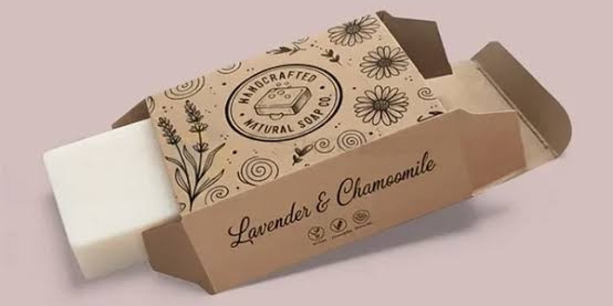 Kraft Soap Packaging for Eco-Friendly Brand Presentation