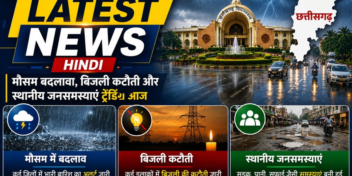 Chhattisgarh News In Hindi Today: Heavy Rain Alerts, Political Discussions and Raipur Local Updates in Focus