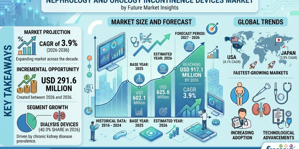 Global Nephrology and Urology Incontinence Devices Market Forecast 2026–2036: Market Expansion Driven by Chronic Kidney 