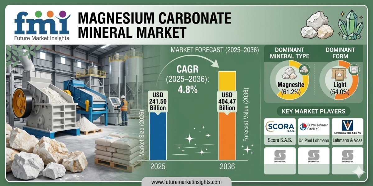 Magnesium Carbonate Market Forecast 2026–2036: Market Expansion Driven by Pharmaceuticals and Food Applications