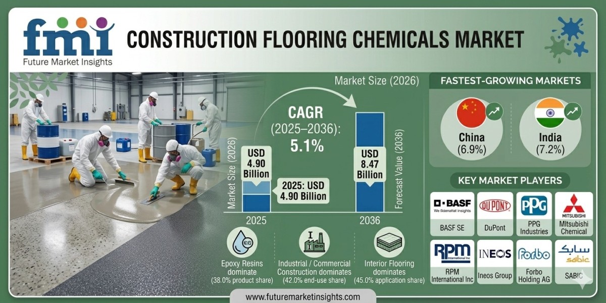 Construction Flooring Chemicals Market Forecast 2026–2036: Growth Accelerates with Industrial Expansion