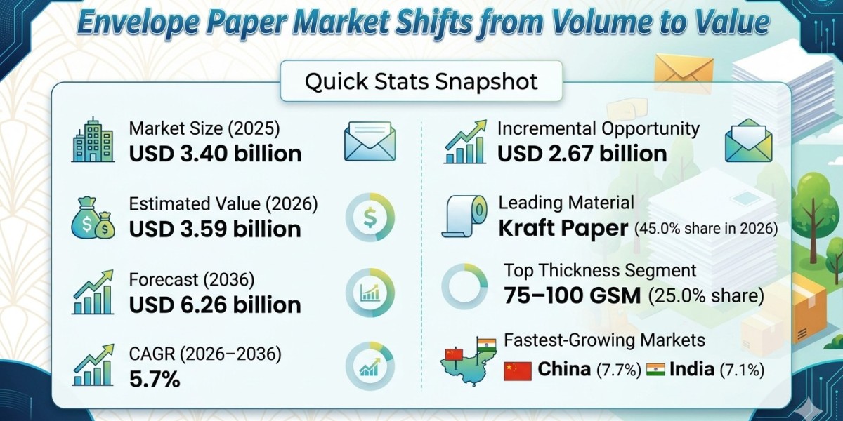 Envelope Paper Market Shifts from Volume to Value