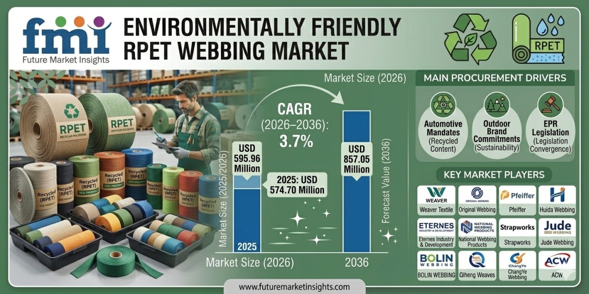 Environmentally Friendly RPET Webbing Market Forecast 2026–2036: Sustainable Textile Adoption Accelerates Across Automot