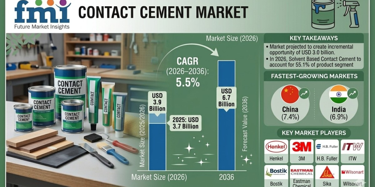 Contact Cement Market Forecast 2026–2036: Market Expansion Fueled by Construction Growth, Packaging Demand