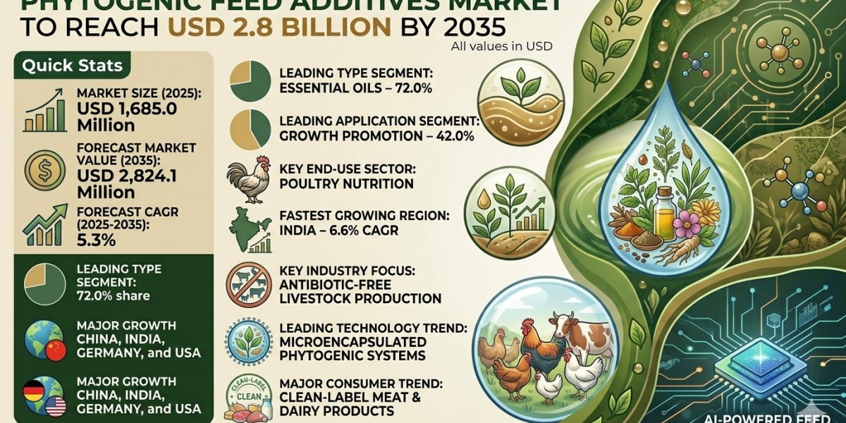Phytogenic Feed Additives Market to Reach USD 2.8 Billion by 2035