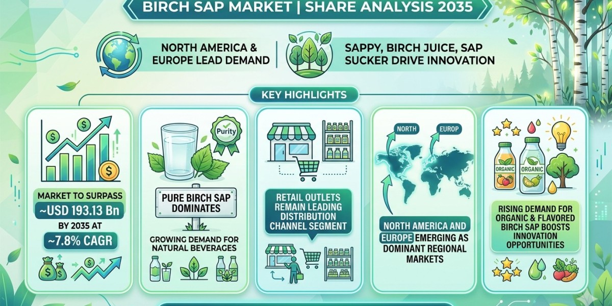 Birch Sap Market Share Analysis 2035 | North America & Europe Lead Demand | Sappy, Birch Juice, Sap Sucker Drive Inn