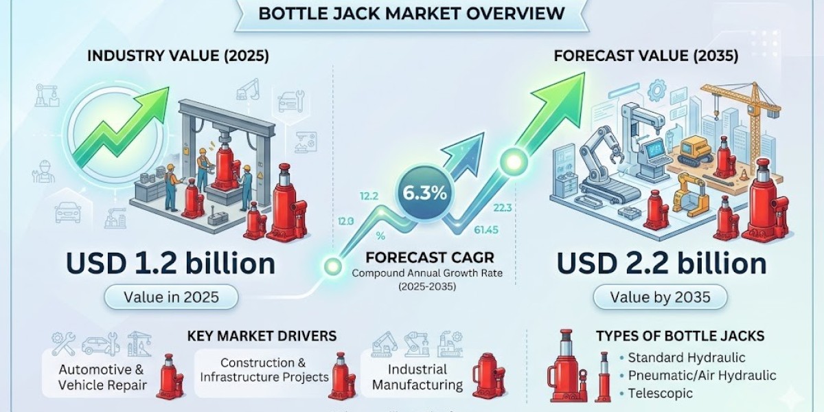 Bottle Jack Market to Cross USD 2.2 Billion by 2035