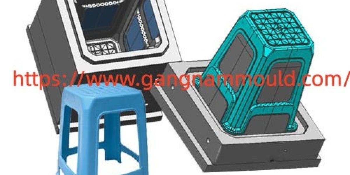 Which design elements in Gangnammould Stool Mould affect production consistency