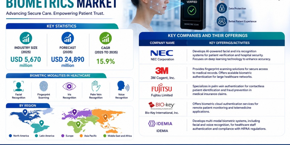 Healthcare Biometrics Market Set for Strong Growth as Healthcare Providers Combat Identity Fraud and Data Breaches