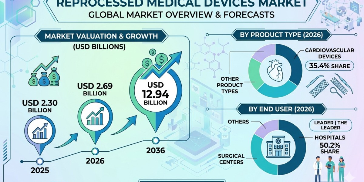 Reprocessed Medical Devices Market Forecast 2026–2036: Market Expansion Driven by Cost Pressures