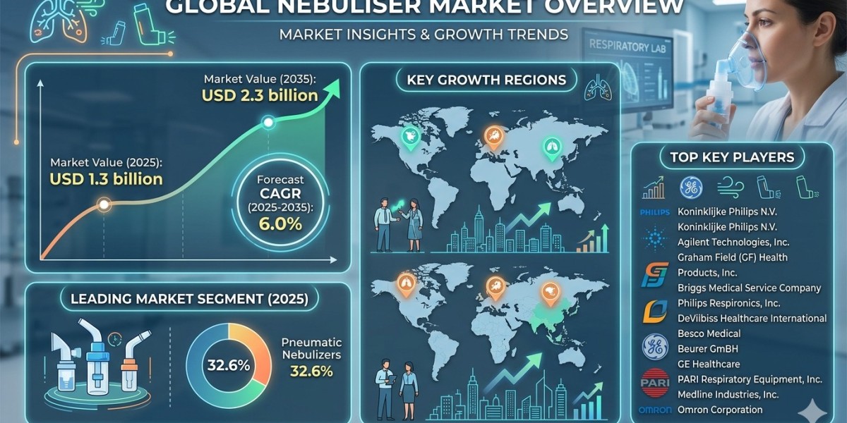Global Nebuliser Market Forecast 2025–2035: Market Expansion Driven by Respiratory Illnesses and Home Healthcare Shift