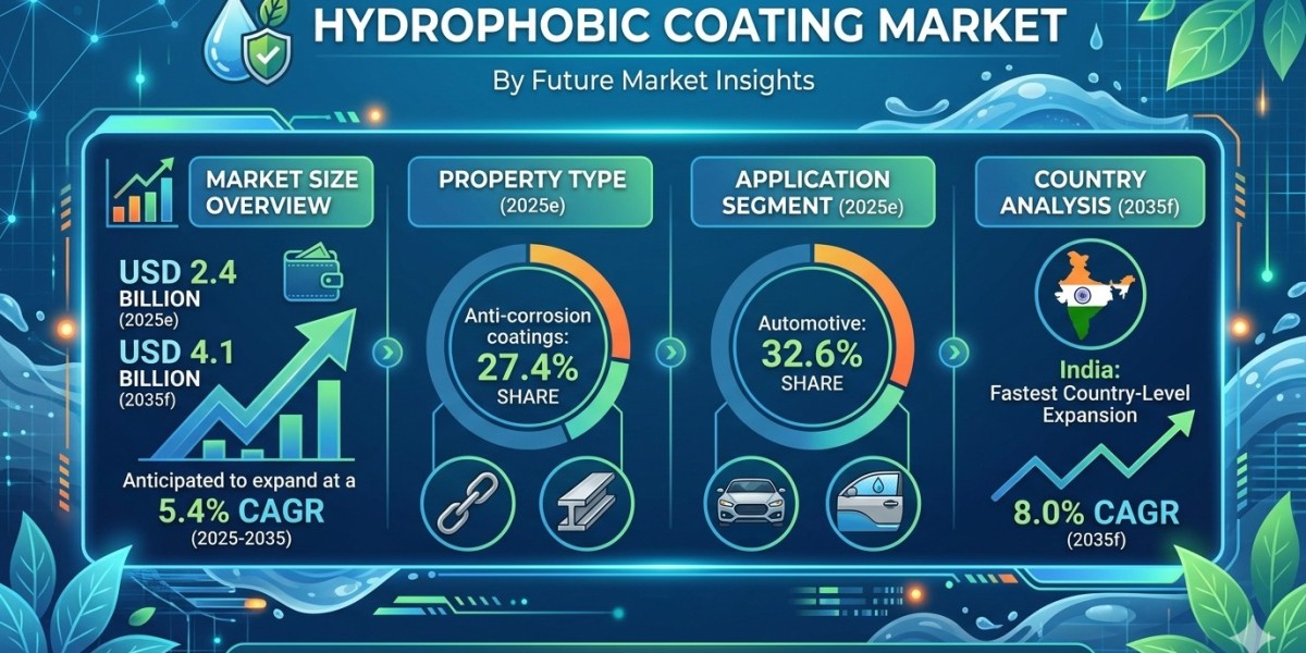 Global Hydrophobic Coatings Market Forecast 2025–2035: Market Expansion Driven by Industrial Protection