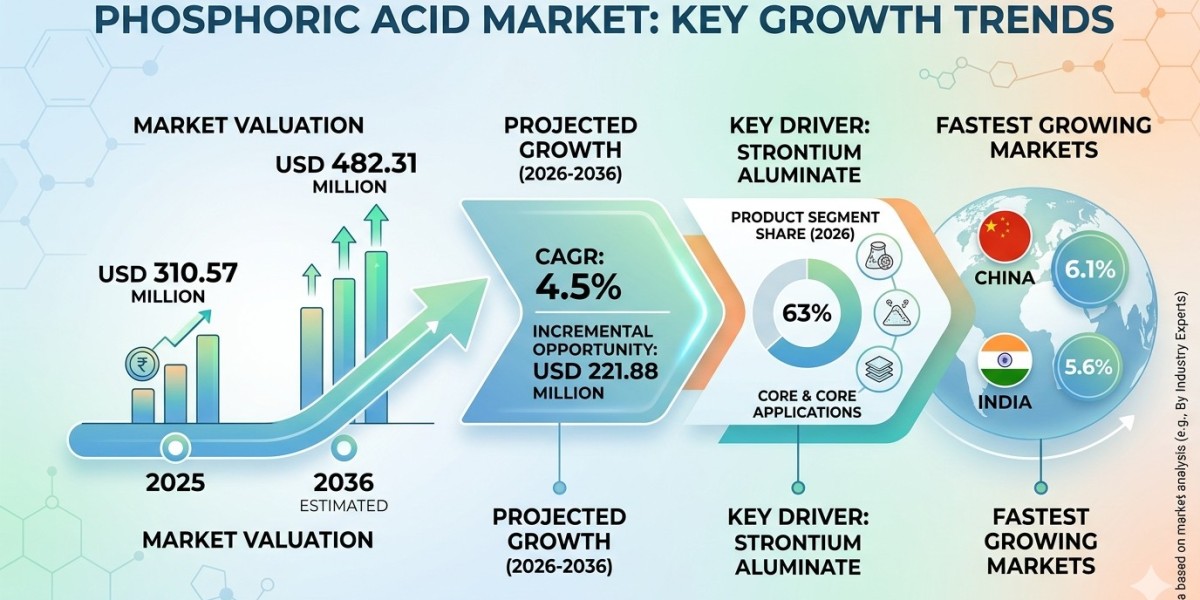 Phosphoric Acid Market Forecast 2026–2036: Market Expansion Driven by Industrial Applications and Quality Advancements